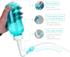 Waterpulse Neti Pot Sinus Rinsing, Nasal Wash Bottle Sinus Rinsing Bottle Cleaner Pressure Irrigation Neti-Pot with Sticker Thermometer for Adult & Kid BPA Free (Green)