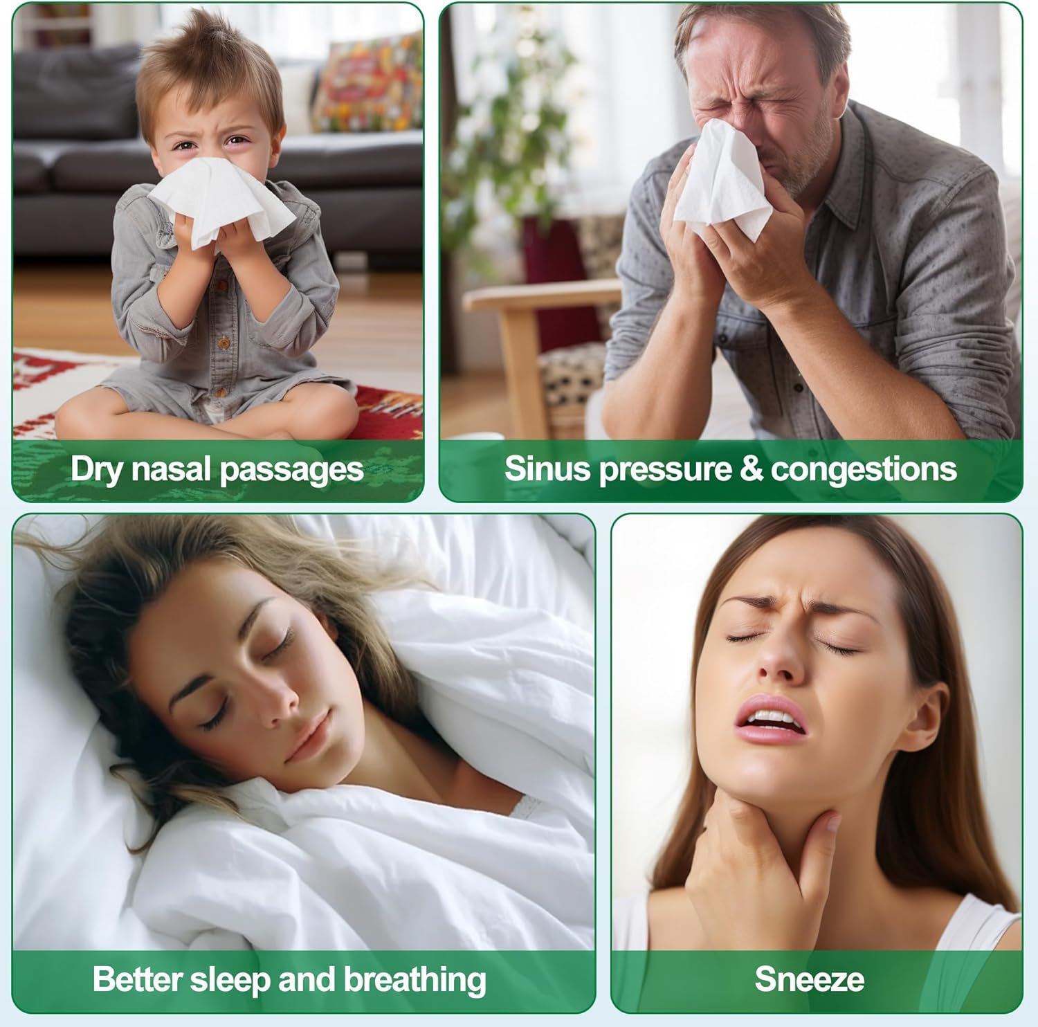 Waterpulse 120 Saline Packets,Premixed Neti Pot Salt Packets Individually Wrapped,Nasal Rinse Packets Sinus Rinsing Packets for Nasal Irrigation System,Nasal Flush Neti Pot Squeeze Bottle,Natural Mint